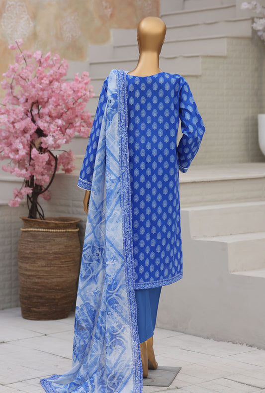 Platinum by HZ Textiles Digital Printed Lawn Suit Unstitched 3 Piece PPC - 1182 Vol 02