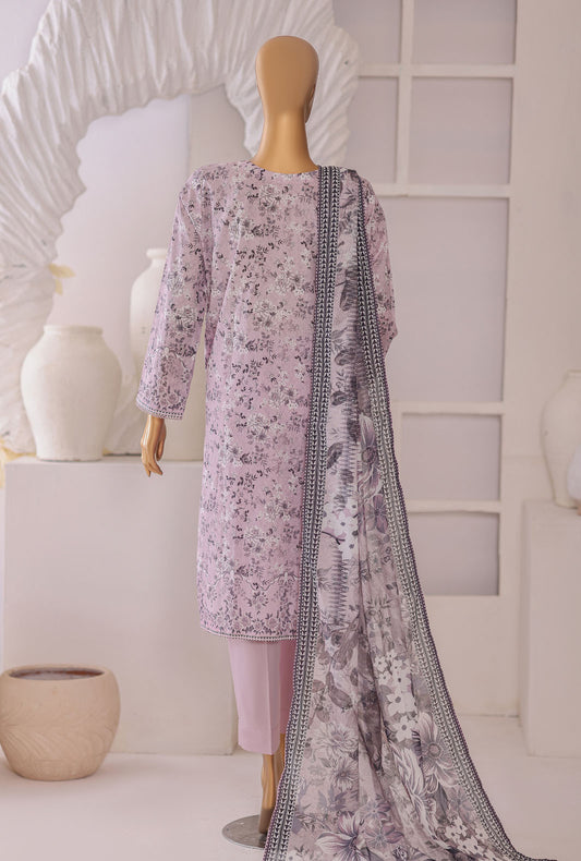 Platinum by HZ Textiles Digital Printed Lawn Suit Unstitched 3 Piece PPC - 1184