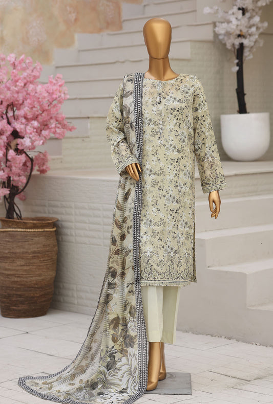 Platinum by HZ Textiles Digital Printed Lawn Suit Unstitched 3 Piece PPC - 1185 Vol 02