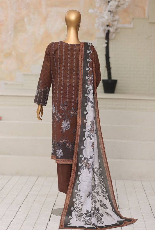 Platinum by HZ Textiles Digital Printed Lawn Suit Unstitched 3 Piece PPC - 1187 Vol 02