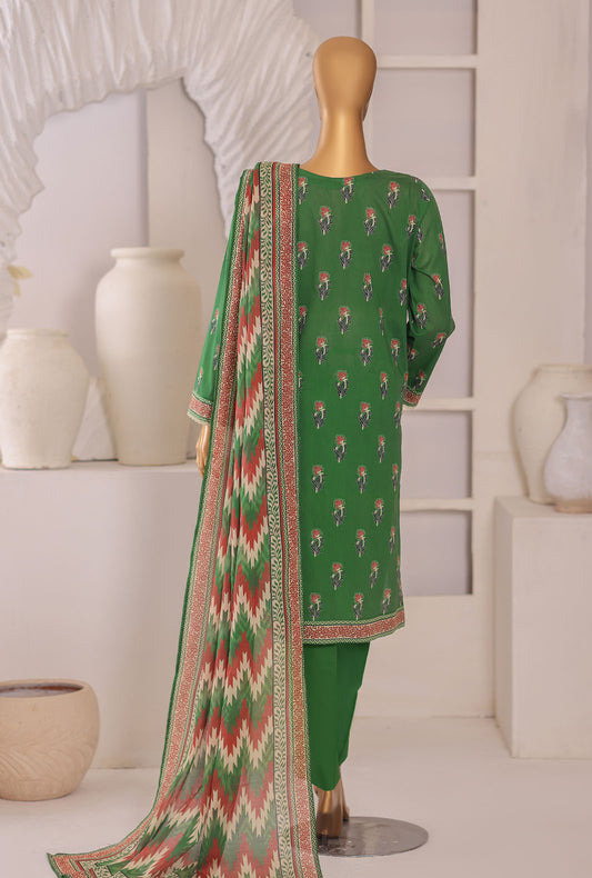 Platinum by HZ Textiles Digital Printed Lawn Suit Unstitched 3 Piece PPC - 1198