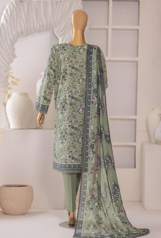 Platinum by HZ Textiles Digital Printed Lawn Suit Unstitched 3 Piece PPC - 1199