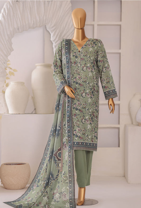 Platinum by HZ Textiles Digital Printed Lawn Suit Unstitched 3 Piece PPC - 1199