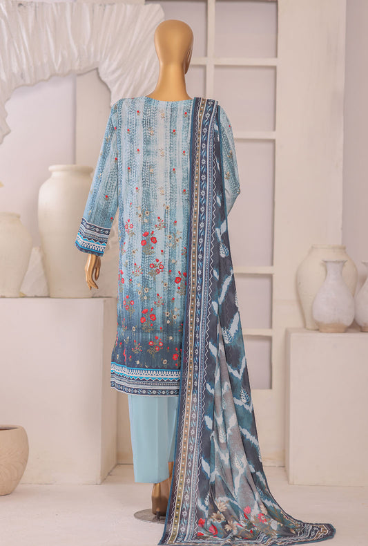 Platinum by HZ Textiles Digital Printed Lawn Suit Unstitched 3 Piece PPC - 1205