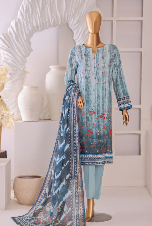Platinum by HZ Textiles Digital Printed Lawn Suit Unstitched 3 Piece PPC - 1205