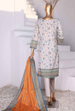 3 Piece Unstitched - Platinum Lawn Printed Suit - PPC-24