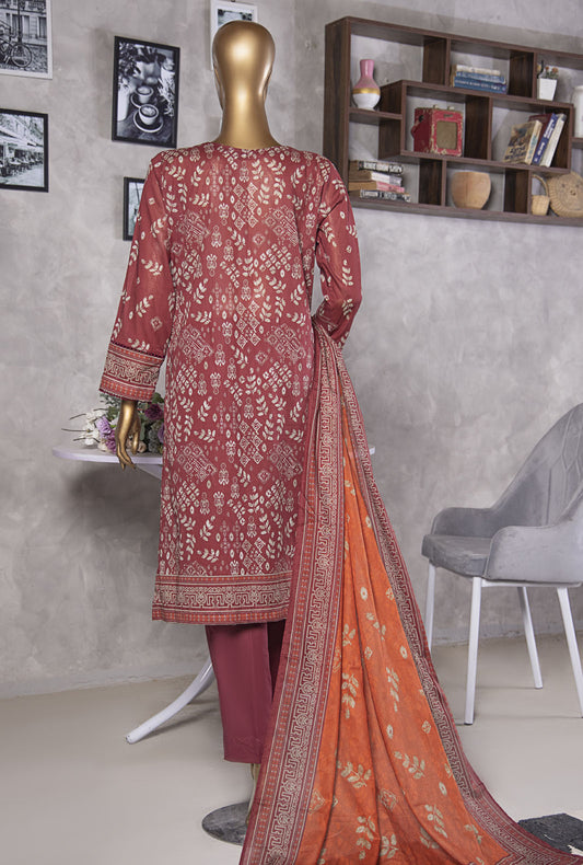 Platinum by HZ Textiles Digital Printed Lawn Suit Unstitched 3 Piece PPC-403 Vol-02 - Summer Collection