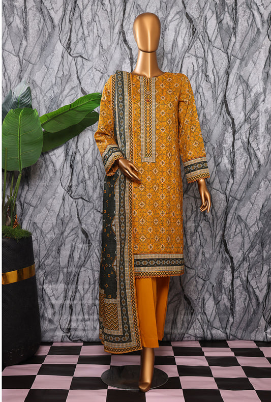 Platinum by HZ Textiles Digital Printed Lawn Suit Unstitched 3 Piece PPC-606 - Summer Collection