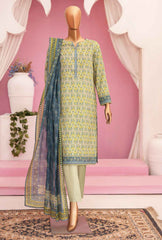 3 Piece Stitched - Gardenia Digital Printed Lawn Suit - PSL-428