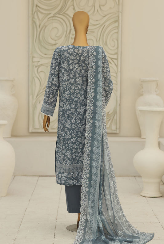 Premium Signature by HZ Textiles Embroidered Lawn Suit Unstitched 3 Piece PSE-1233