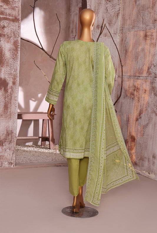 Premium Venice by HZ Textiles Printed Cotton Suit Unstitched 3 Piece PVE-707 - Winter Collection