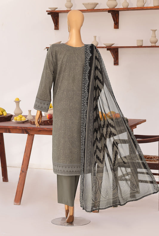 Premium Venice by HZ Textiles Printed Lawn Suit Unstitched 3 Piece PVE - 3119