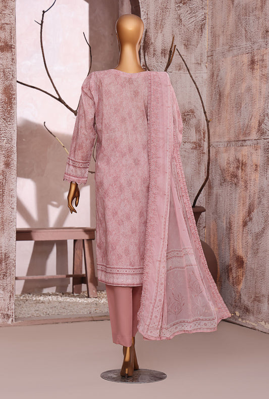 Premium Venice by HZ Textiles Printed Cotton Suit Unstitched 3 Piece PVE-706 - Winter Collection