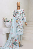 Cross Slub by HZ Textiles Digital Printed Lawn Suit Unstitched 3 Piece PWC-101 - Winter Collection