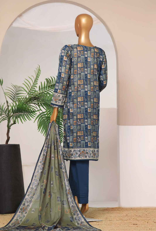 3 Piece Stitched Rozaana Prints PZD-707