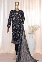 3 Piece Stitched -Rimjhim Embroidered Lawn Suit REC-124