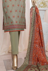 3 Piece Stitched -Rimjhim Embroidered Lawn Suit REC-126