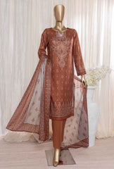 3 Piece Stitched -Rimjhim Embroidered Lawn Suit REC-132