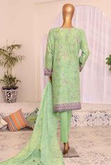 3 Piece Unstitched -Satranga Embroidered Lawn Suit SEC-954