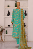Summer Shades by HZ Textiles Digital Printed Lawn Suit Unstitched 3 Piece SPC - 1308