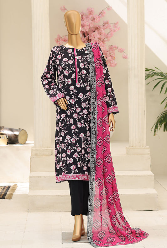 Summer Shades by HZ Textiles Digital Printed Lawn Suit Unstitched 3 Piece SPC - 1316