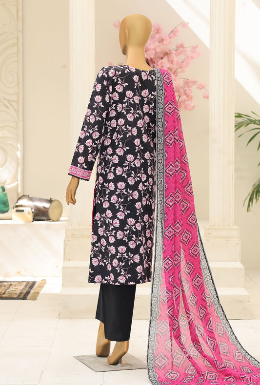 Summer Shades by HZ Textiles Digital Printed Lawn Suit Unstitched 3 Piece SPC - 1316