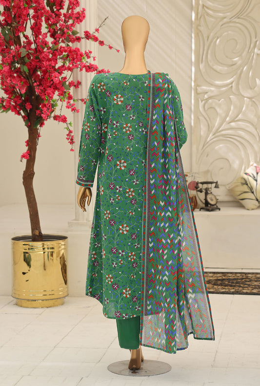Summer Shades by HZ Textiles Digital Printed Lawn Suit Unstitched 3 Piece SPC - 1322