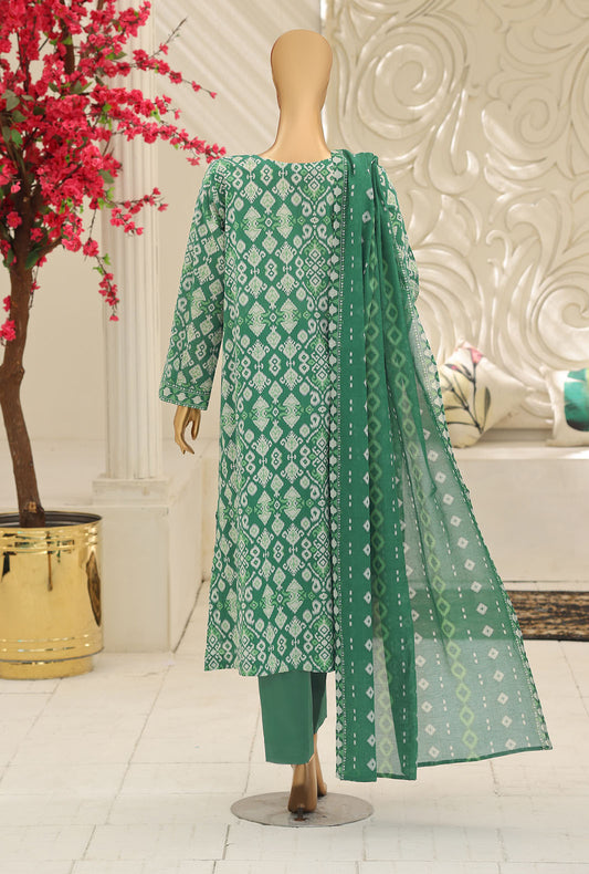 Summer Shades by HZ Textiles Digital Printed Lawn Suit Unstitched 3 Piece SPC - 1324