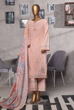 Muse by HZ Textiles Embroidered Suit Jacquard Stitched 3 Piece SSJ-2502 Peach  Vol-02 - Ready To Wear
