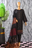 Turkish Jacquard by HZ Textiles Embroidered Jacquard Suit Unstitched 3 Piece TJE- 101-B - Vol 02