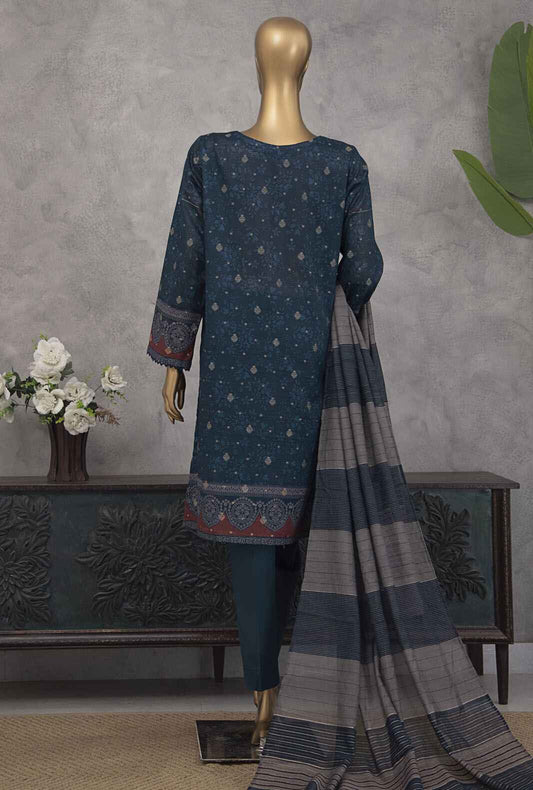 Turkish Jacquard by HZ Textiles Embroidered Jacquard Suit Unstitched 3 Piece TJE-1208- Summer Collection