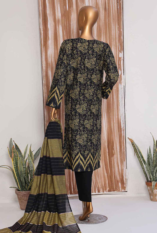 Turkish Jacquard by HZ Textiles Embroidered Jacquard Suit Unstitched 3 Piece TJE-1211- Summer Collection