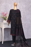 Turkish Embroidered Jacquard Unstitched Suit by HZ Textiles TJE- 7112 - Vol 01