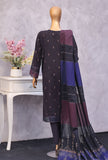 Turkish Embroidered Jacquard Unstitched Suit by HZ Textiles TJE- 7115 - Vol 01