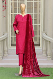 Royal Needlework Luxe by HZ Textiles Embroidered Satin Suit Unstitched 3 Piece 08