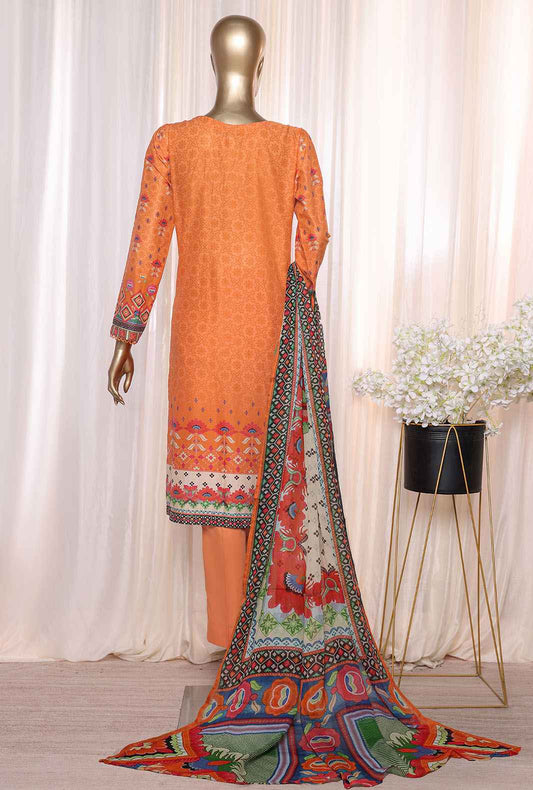 3 Piece Unstitched - Anmol Chikankari Embroidered Suit - ACE-23461