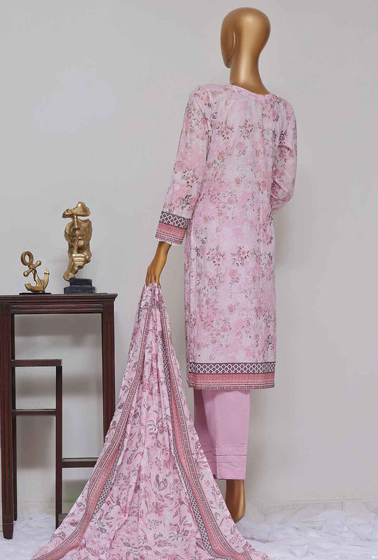 3 Piece Stitched - Dhagakari Digital Printed lawn Suit -PDE-798