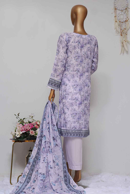 3 Piece Stitched - Dhagakari Digital Printed lawn Suit -PDE-809