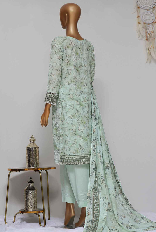 3 Piece Stitched - Dhagakari Digital Printed lawn Suit -PDE-800