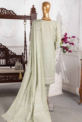 3 Piece Stitched Festive Hues Linekari GSL-02 Apple Green