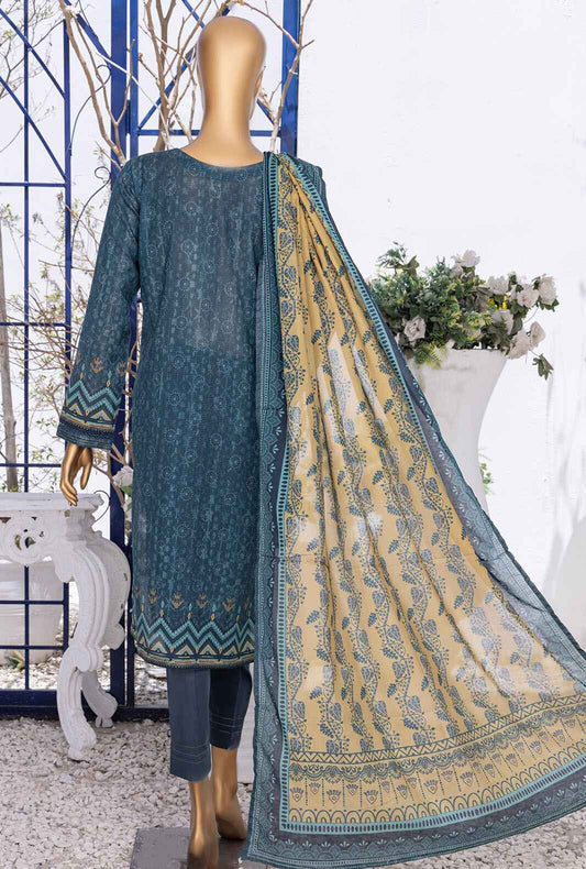 3 Piece Stitched - Vital Prints Digital Printed Suit - PNL-409