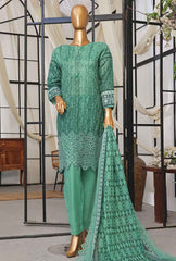 3 Piece Stitched Printkari PCL-402 Green