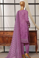 3 Piece Stitched Printkari PCL-406 Pink