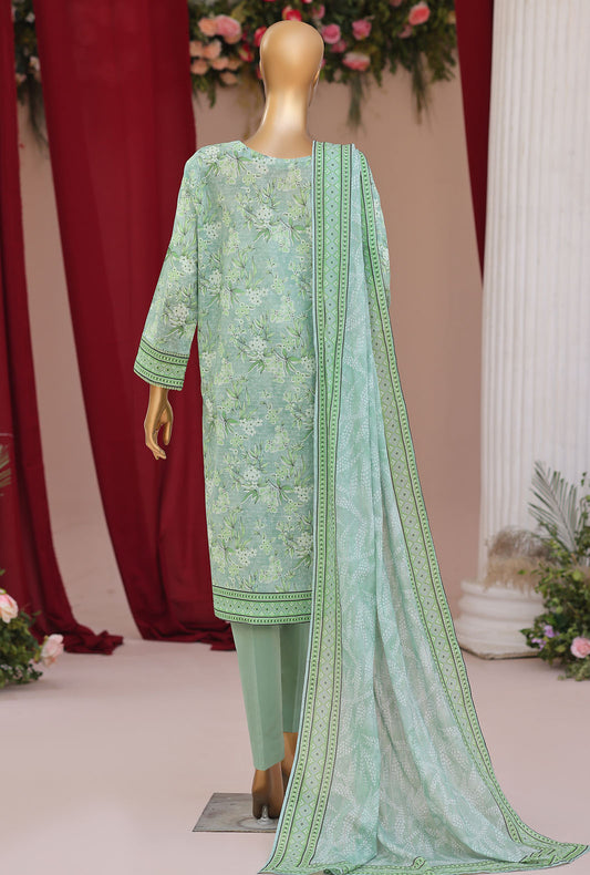 Vital by HZ Textiles Embroidered Lawn Suit Unstitched 3 Piece VEC - 03