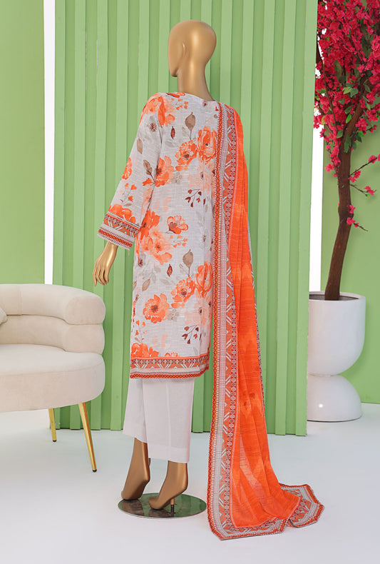 Vital by HZ Textiles Embroidered Doriya Suit Unstitched 3 Piece VEC - 1258