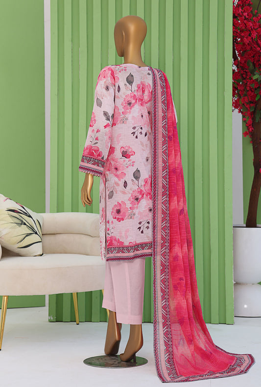 Vital by HZ Textiles Embroidered Doriya Suit Unstitched 3 Piece VEC - 1259