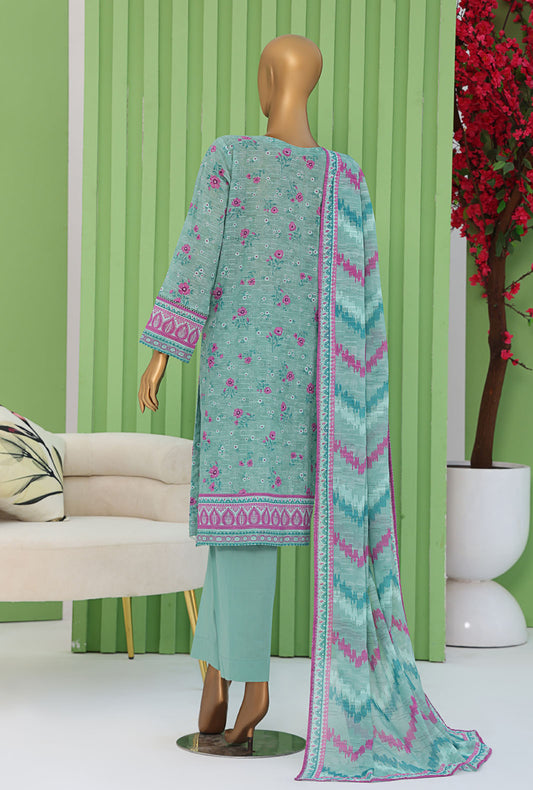 Vital by HZ Textiles Embroidered Doriya Suit Unstitched 3 Piece VEC - 1260