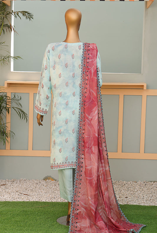 Vogue by HZ Textiles Embroidered Viscose Suit Unstitched 3 Piece - VFC-1326 - Winter Collection