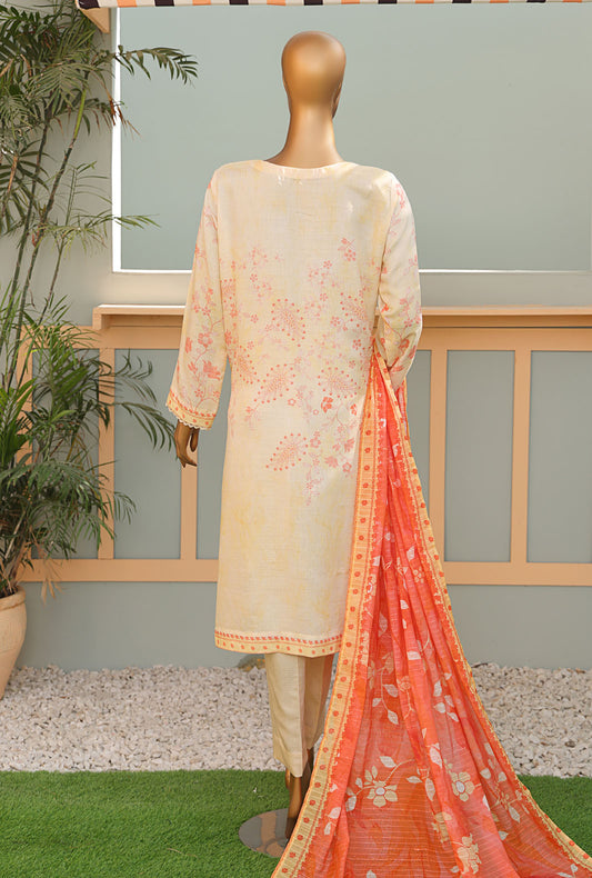 Vogue by HZ Textiles Embroidered Viscose Suit Unstitched 3 Piece - VFC-1327 - Winter Collection