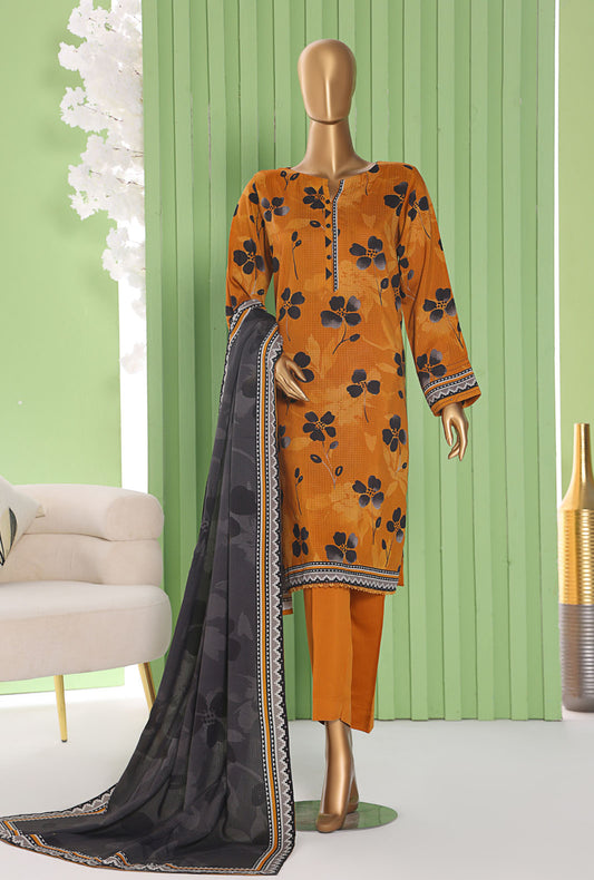 Vogue by HZ Textiles Printed Viscose Suit Unstitched 3 Piece VFC-1408 Vol-02 - Winter Collection